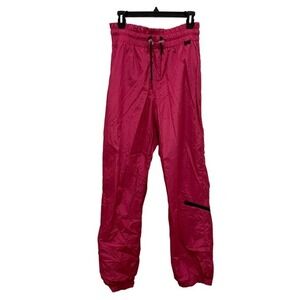 Vintage Ossi Skiwear Fuschia Cinch Elastic Waist Ski Pants